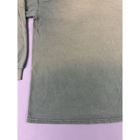 Rare Vintage Y2K Olive Forest Green Faded Longsleeve Shirt XL Streetwear Hype - Picture 5 of 15